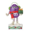 Pre Order Jim Shore M & M's Sweet Surprise Purple Character With Gift Figurine