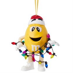 Dept 56 Studio Brands M&M S Yellow Character Ornament With Churistmas Llights Free Shipping Iveys Gifts And Decor