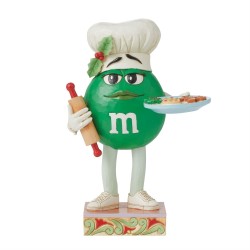 Enesco Gifts Jim Shore M&MS Green Character With Cookies Figurine Free Shipping Iveys Gifts And Decor