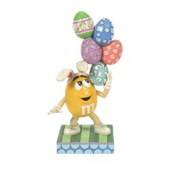 Enesco Gfts Jim Shore M&MS Yellow Character With Eggs Figurine