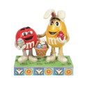 Jim Shore An Egg-cellent Hunt M&M'S Red And Yellow Characters Figurine