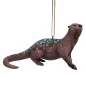 Pre Order Jim Shore Heartwood Creek River Otter Hanging Ornament