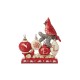 Enesco Gifts Jim Shore Nordic Noel Joyeux Noël Christmas Cardinal Figurine Free Shipping Iveys Gifts And Decor