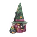 Jim Shore Heartwood Creek Witchful Thinking Witch Gnome With Cauldron Figurine-