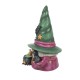 Enesco Gifts Jim Shore Heartwood Creek Witchful Thinking Witch Gnome With Cauldron Figurine-