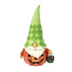 Enesco gifts Jim Shore Heartwood Creek Pick of the Patch Gnome Pumpkin Figurine-Free Shipping Iveys Gifts And Decor