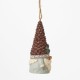 Enesco Gifts Jim Shore Heartwood Creek White Woodland Gnome Pinecone Ornament Free Shipping Iveys Gifts And Decor