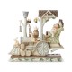 im Shore Heartwood Creek White Woodland Go Fourth And Share Joy Santa In Train Engine Figurine Figurine Free Shipping 