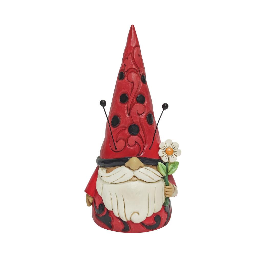 Jim Shore  Heartwood Creek Cute As A Bug Ladybug Gnome Figurine