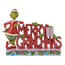 Enesco Gifts Jim Shore The Grinch Who Stole Christmas Dr Seuss Grinch Merry Christmas Shelf Decoration Free Shippng Iveys Gifts 