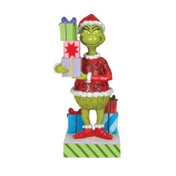 Enesco Gifts Jim Shore The Grinch Who Stole Christmas Dr Seuss Grinch Holding Presents Figurine Free Shipping Iveys Gifts 