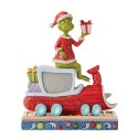 Jim Shore The Grinch Who Stole Christmas Dr Seuss Grinch  On Train Figurine