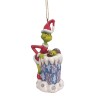 Enesco Gifts Jim Shore Dr Seuss Grinch Grinch in Chimney Ornament Free Shipping Iveys Gifts And Decor