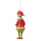 Enesco Gifts Jim Shore Dr Seuss Grinch Holding A Wreath Ornament Free Shipping Iveys Gifts And Decor