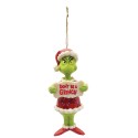 Jim Shore Dr Seuss Grinch Don't Be Grinch Ornament