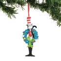 Dept 56 Dr Seuss The Cat In The Hat With Wreath Ornament