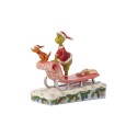 Jim Shore Dr Seuss Grinch And Max On Sled Figurine