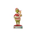 Jim Shore Dr Seuss Grinch And Cindy Hold Naughty And Nice Signs Figurine