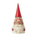Jim Shore Heartwood Creek Nordic Noel Red Reindeer Hat Gnome Figurine