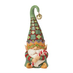Enesco Gifts Jim Shore Heartwood Creek Elf Holding Candy Cane Gnome Figurine Free Shipping Iveys Gifts And Decor