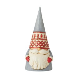 Enesco Gifts Jim Shore Heartwood Creek Nordic Noel Gnome Bloomin Gnome With Flowers Figurine Free Shipping Iveys Gifts And Decor