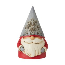Enesco Gifts Jim Shore Heartwood Creek Nordic Noel Grey Floral Hat Gnome Figurine Free Shipping Iveys Gifts And Decor