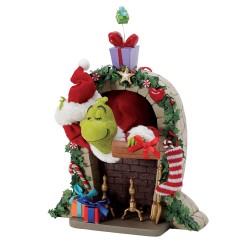 Dept 56 Possible Dreams Dr Seuss Up the Chimbley Grinch FigurineFree Shipping Iveys Gifts And Decor