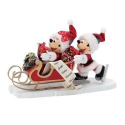 Dept 56 Possible Dreams Disney Mickey And Minnie Mouse Fun On Ice Figurine Free Shipping Iveys Gifts And Decor