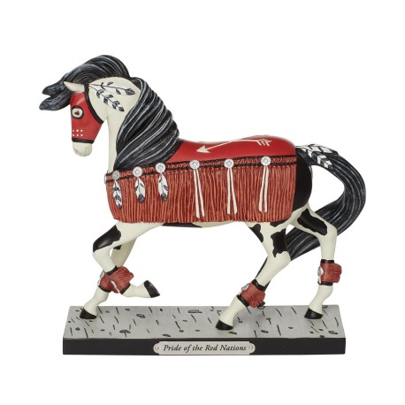 Trail Of Painted Ponies Pride of the Red Nations Horse Figurine Free Shipping Iveys Gifts And Decor