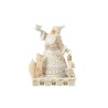 Enesco Gifts Jim Shore Heartwood Creek White Woodland Santa Holding Dove Figurine Free Shipping Ivey Gifts And Decor