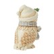 Enesco Gifts Jim Shore Heartwood Creek White Woodland Owl With Scarf Figurine Free Shipping Iveys Gifts And Decor