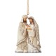 Enesco Gifts Jim Shore Heartwood Creek White Woodland Holy Family Ornament Free Shipping Iveys Gifts And Decor