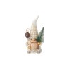 Pre Order Jim Shore Heartwood Creek White Woodland Gnome with Sisal Tree Figurine