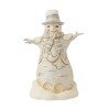 Pre Order Jim Shore Heartwood Creek White Woodland Carved Snowman With Hat Figurine