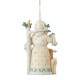 Enesco Gifts Jim Shore Heartwood Creek White Woodland Santa Noel Ornament Free Shipping Iveys Gifts And Decor