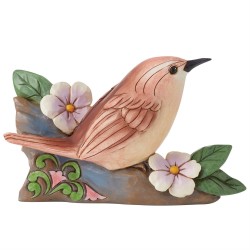 Enesco Gifts Jim Shore Heartwood Creek Tiny Singer Carolina Wren Bird Figurine Free Shipping Iveys Gifts And Decor