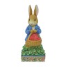 Jim Shore Beatrix Potter A Sweet Treat Peter Rabbit With Strawberries Figurine