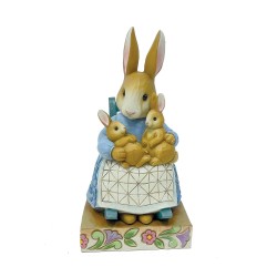 Enesco Gifts Jim Shore Beatrix Potter A Mothers Love Mrs. Rabbit in Rocking Chair Figurine Free Shipping Iveys Gifts And Decor