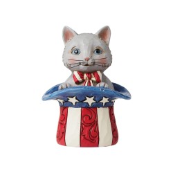 Enesco Gifts Jim Shore Heartwood Creek MIni Patriotic Kitten Figurine Free Shipping Iveys Gifts And Decor