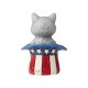 Enesco Gifts Jim Shore Heartwood Creek MIni Patriotic Kitten Figurine Free Shipping Iveys Gifts And Decor