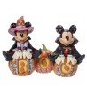 Pre Order Jim Shore Disney Traditions Mickey And Minnie Halloween Figurine