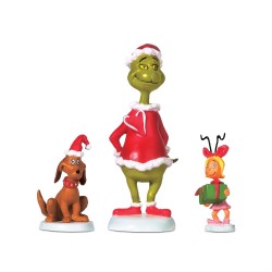 Dept 56 Dr Seus Grinch Max And Cindy-Lou Who Figurine Free Shipping Iveys Gifts And Decor