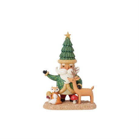 Enesco Gifts Kenzie Elston Santa And Forest Friends Figurine Free Shipping Iveys Gifts And Decor