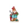 Enesco Gifts Lori Siebert Izzy And Oliver Cozy and Warm Santa Figurine Free Shipping Iveys Gifts And Decor