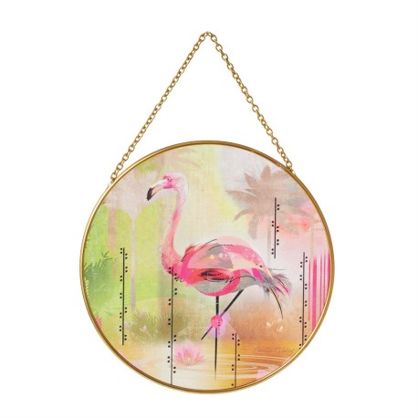 Enesco Gifts Izzy And Oliver Connie Haley Square Pink Flamingo Suncatcher Free Shipping Iveys Gifts And Decor