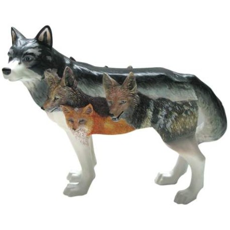 Westland Giftware Blood Brothers Wolf Figurine Free Shipping Iveys Gifts and Decor