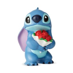 Disney Showcase Mini Stitch with Flowers Figurine