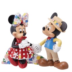 Disney Showcase Botanical Mickey And Minnie Figurine