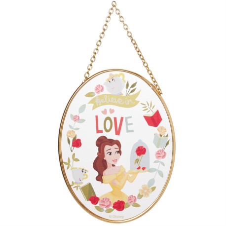 Enesco Gifts Disney Garden Beauty And The Beast Believe In Love Suncatcher Free Shipping Iveys Gifts And Decor