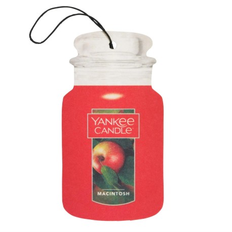 Enesco Gifts Yankee Candle Car Jar Macintosh Scented Paperboard Card Free Shipping Iveys Gifts And Decor